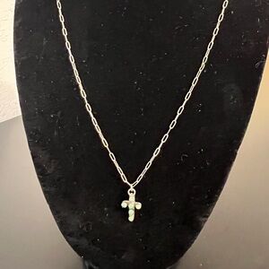 Elegant Silver Cross Necklace